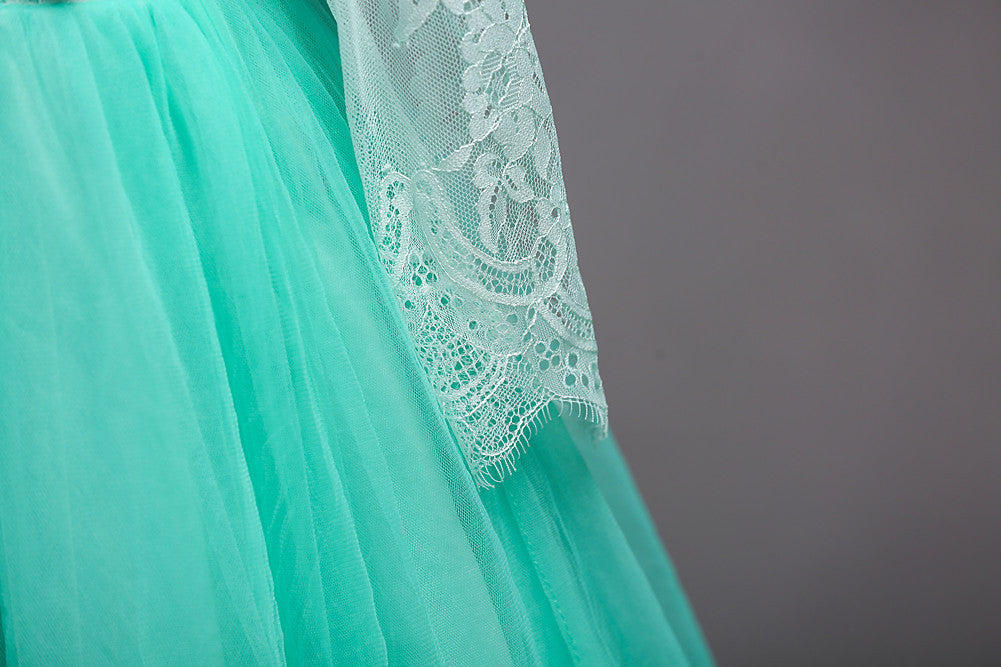 Kids' Long Flower Girl Dress