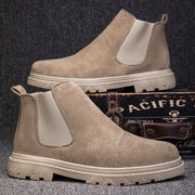 Slip-On Retro High-Top Boots