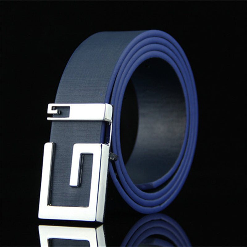 Smooth-Buckle Unisex Belt