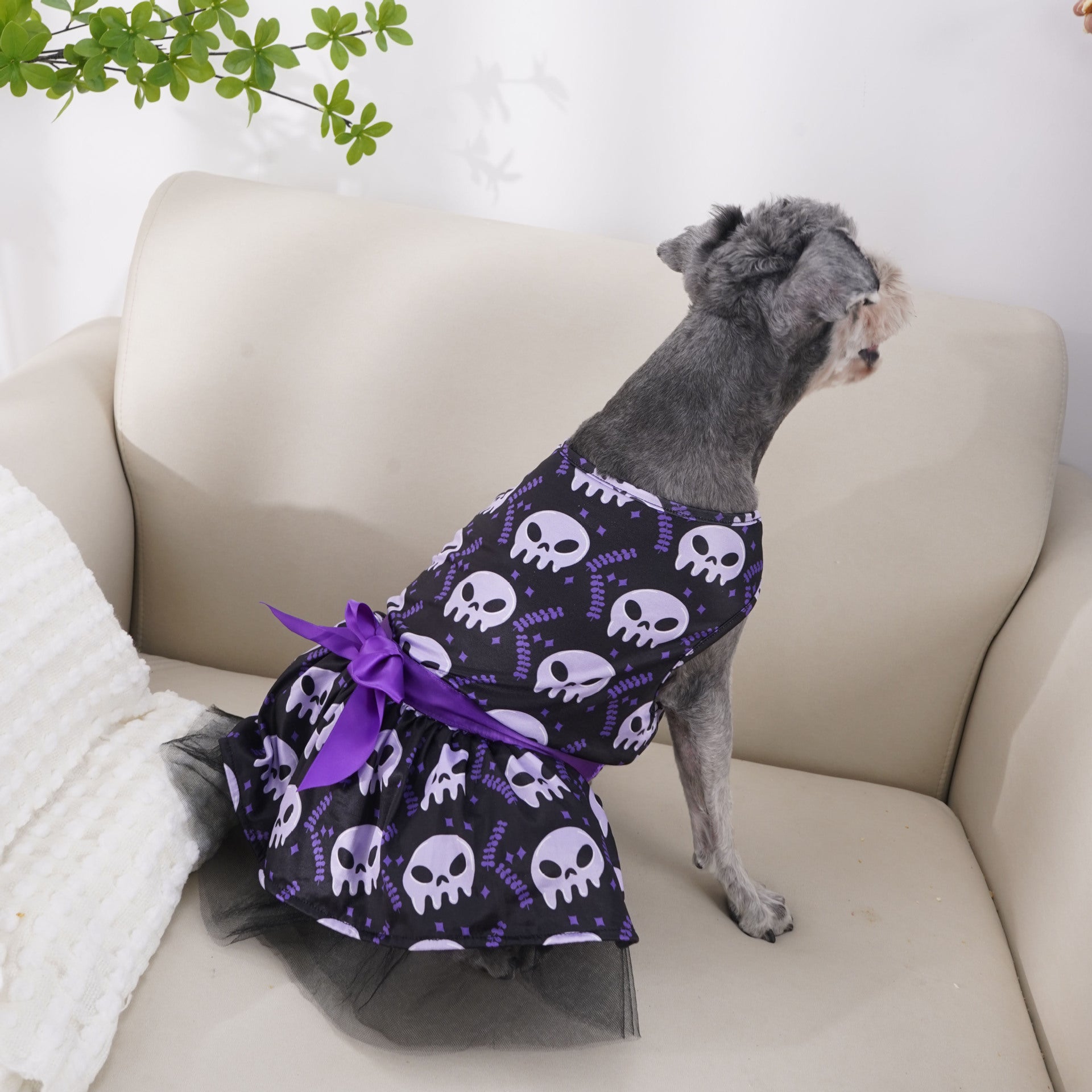Halloween Pet Skull Cape