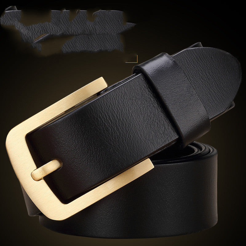 Men's Casual Retro Brass Pin-Buckle Belt