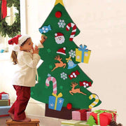 DIY Felt Christmas Tree with Decorations