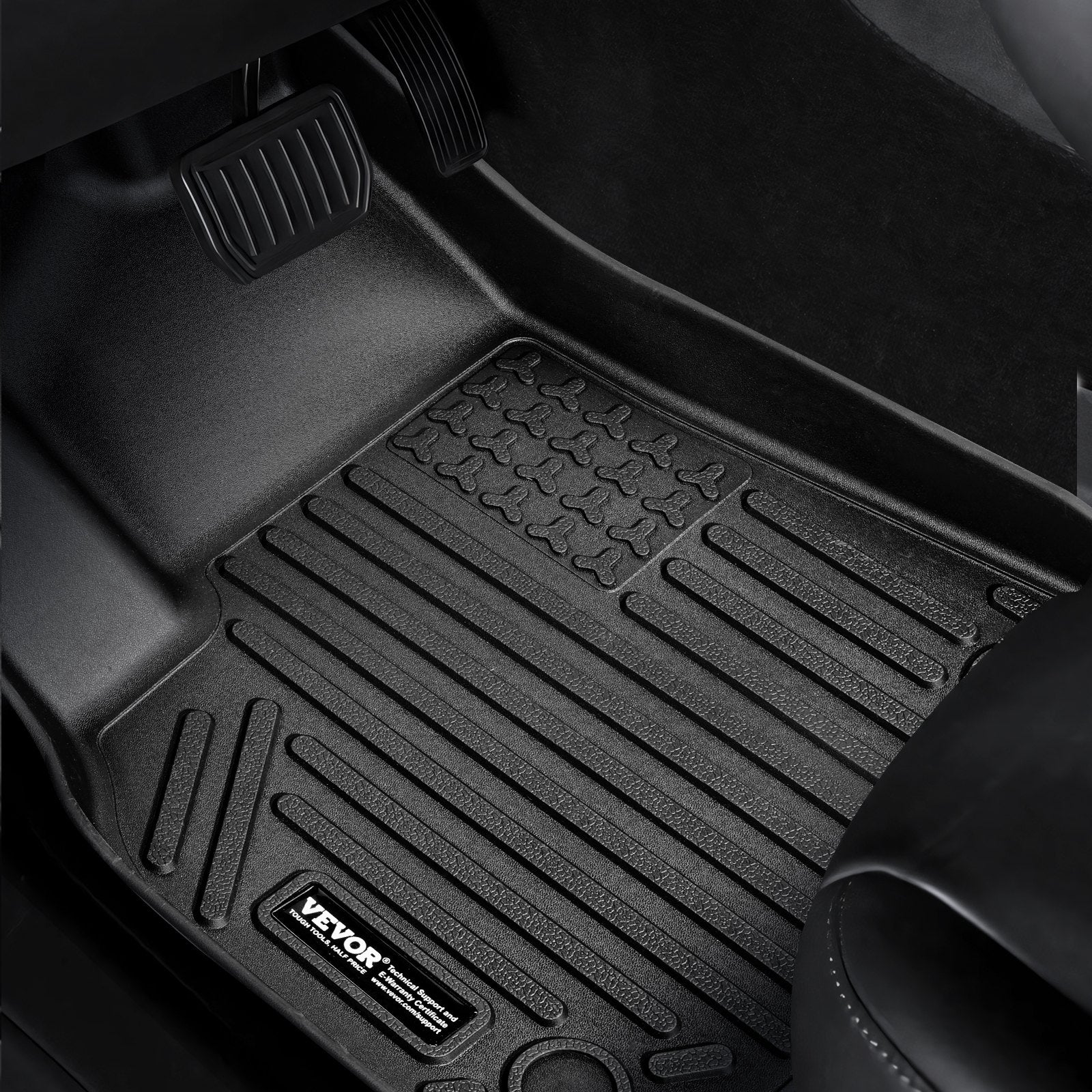 TPE Floor Mats — Fits Tesla Model Y (2021-2024), 3-Piece