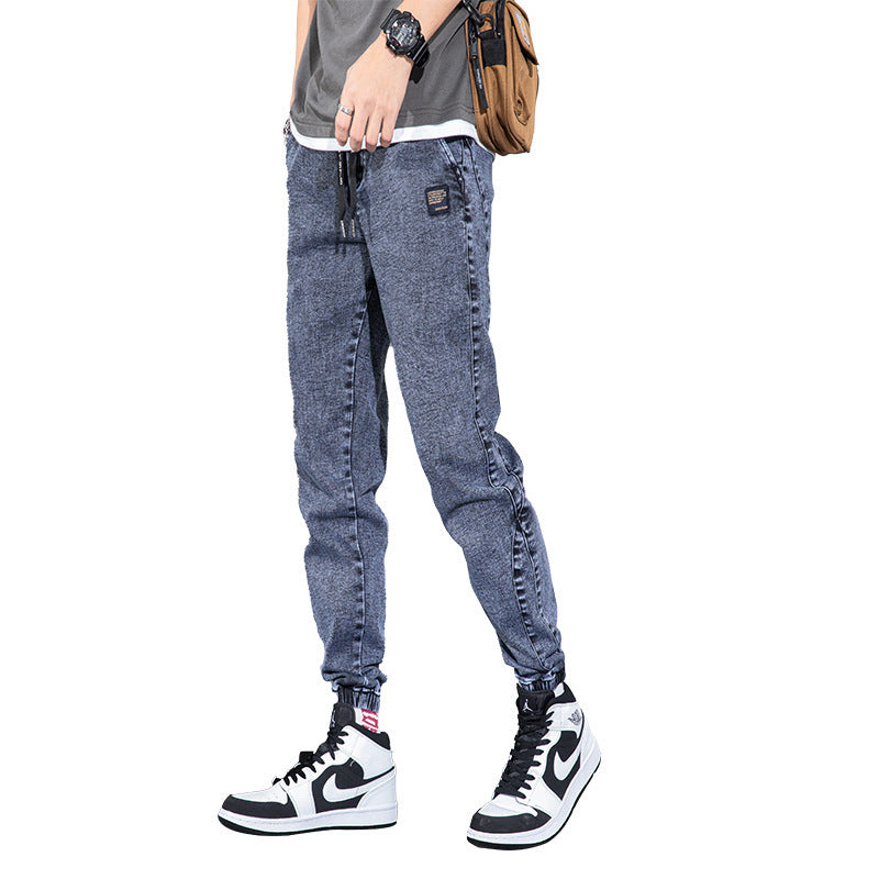 Men's Loose Harem Cuffed Jeans