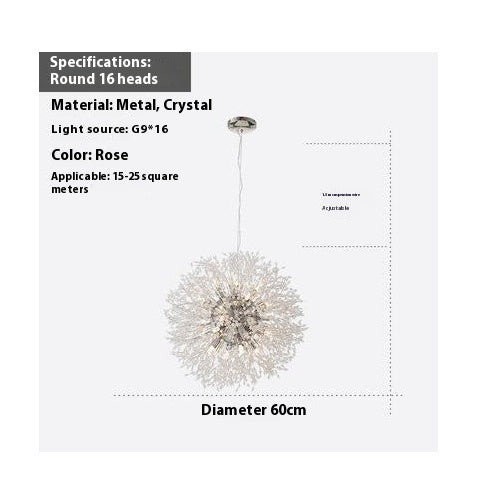 Dandelion Crystal Chandelier