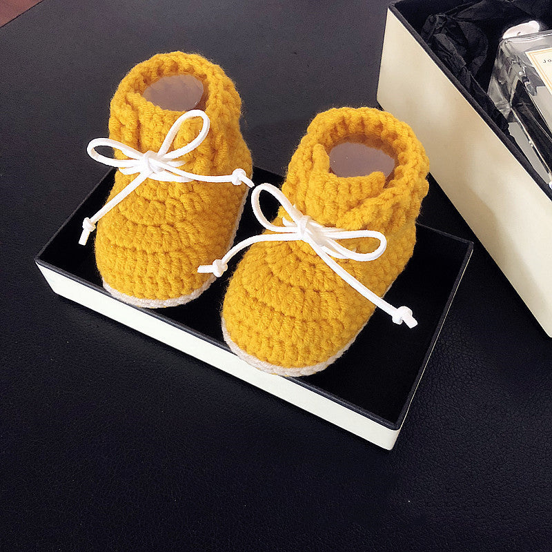 Hand-Woven Baby Booties