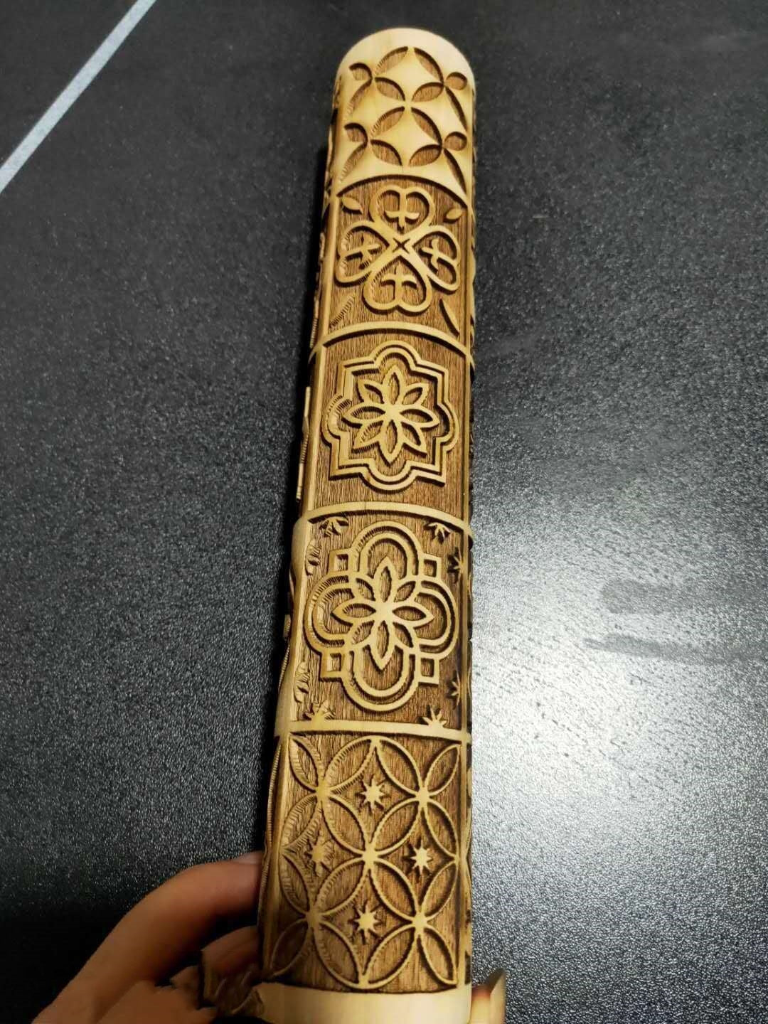 Christmas Embossing Rolling Pin