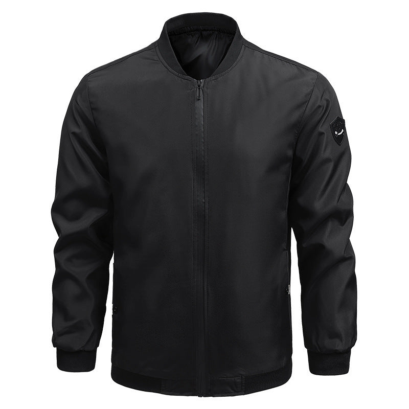 Solid Color Casual Men's Coat