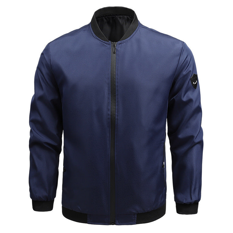 Solid Color Casual Men's Coat