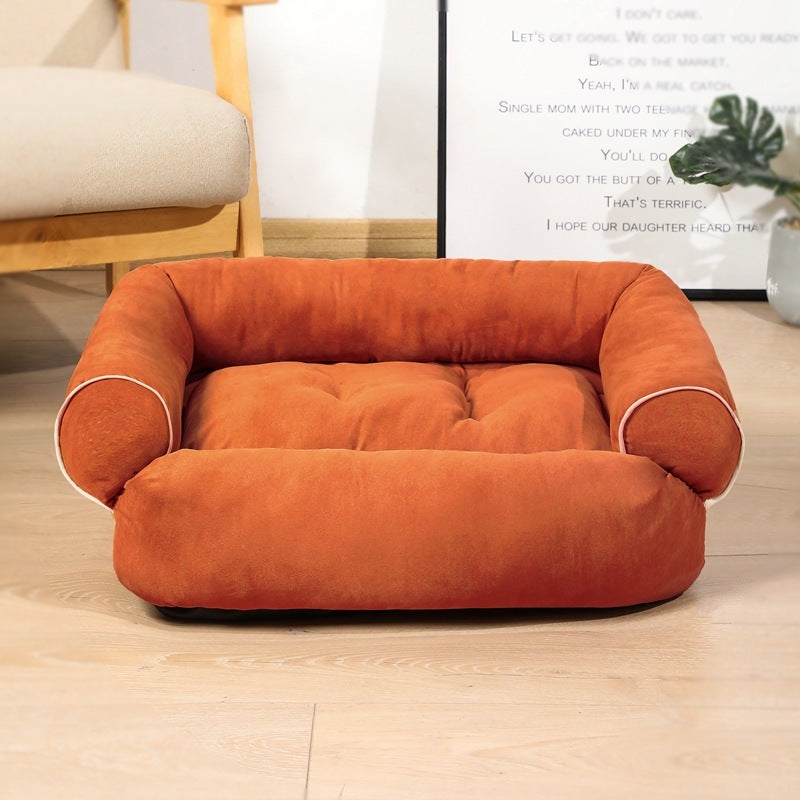 Plush Sofa Pet Bed
