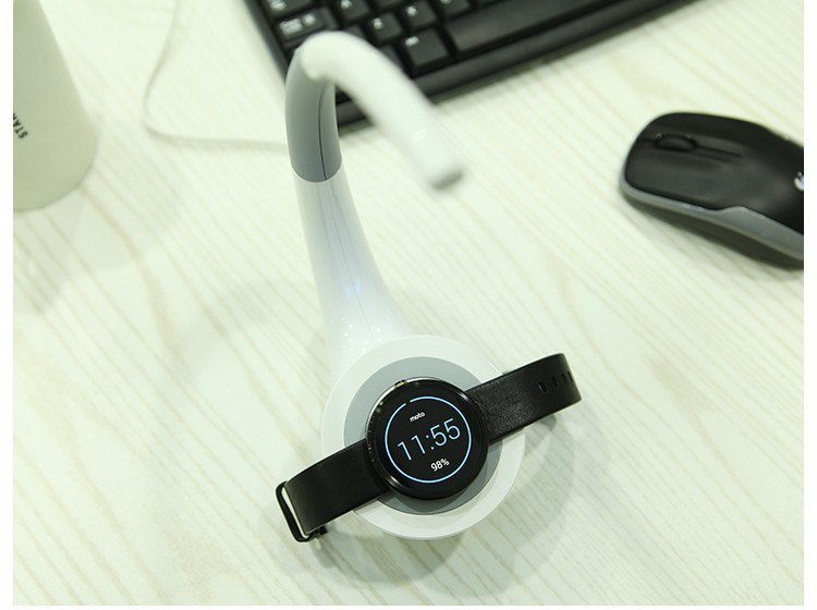 Touch-Dim Desk Lamp with Wireless Charger