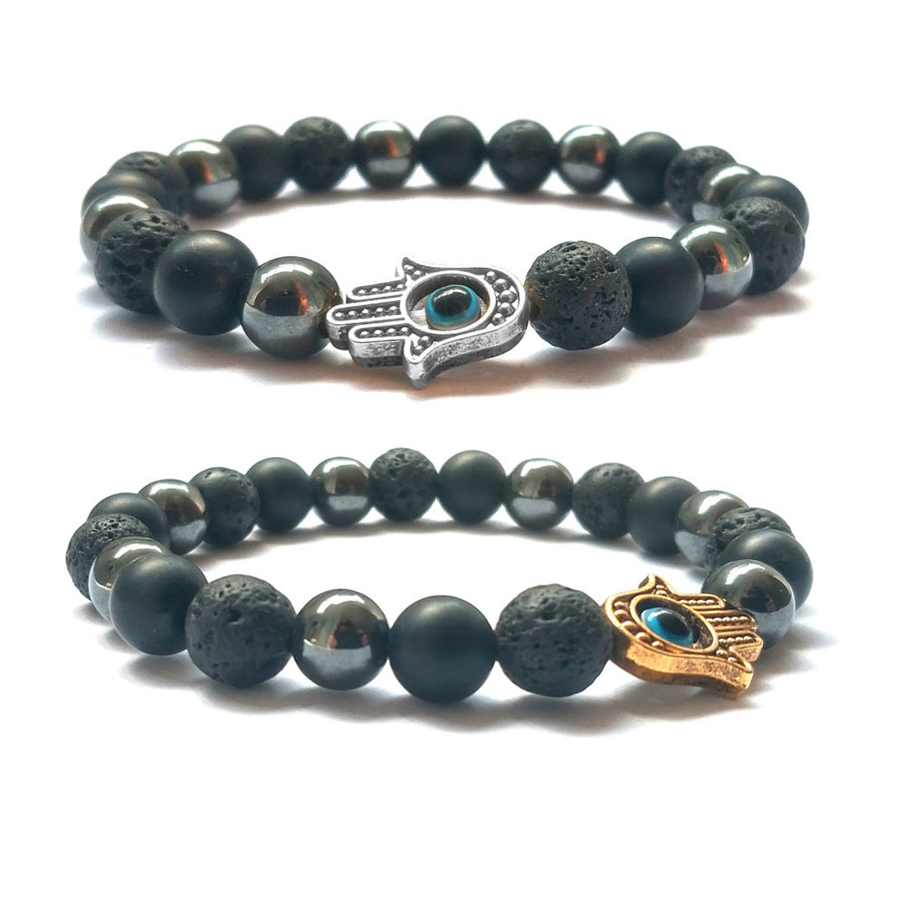 Handmade Beaded Bracelet — Bold Finish