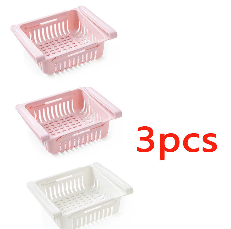 Stretchable Refrigerator Storage Basket