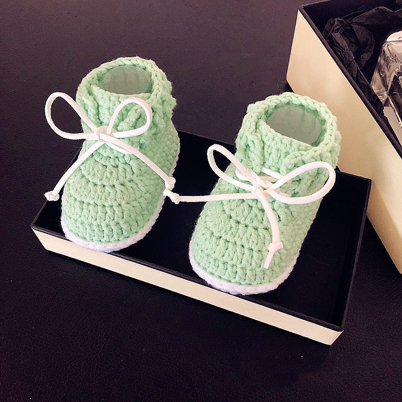 Hand-Woven Baby Booties
