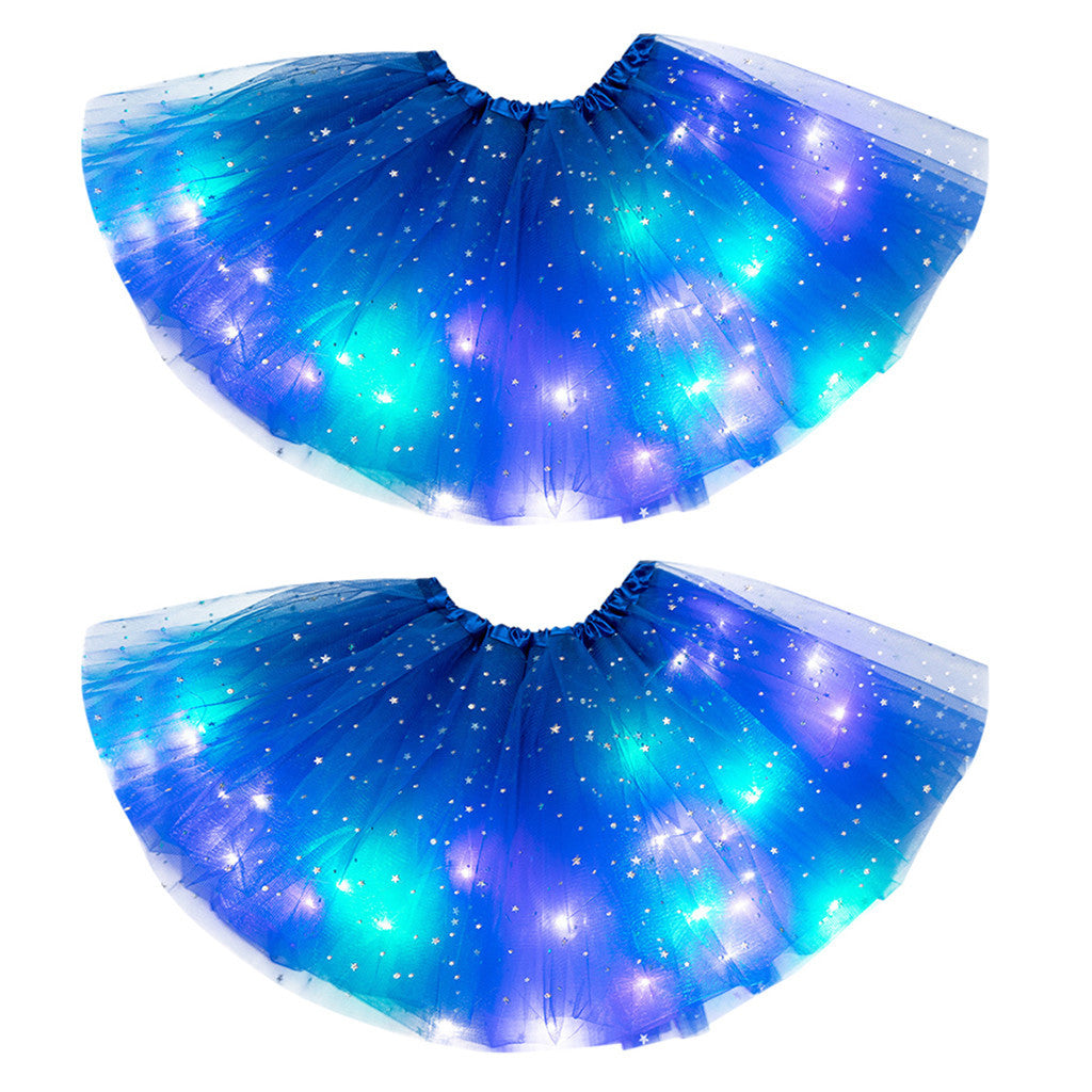 LED Light-Up Sequin Tutu Skirt