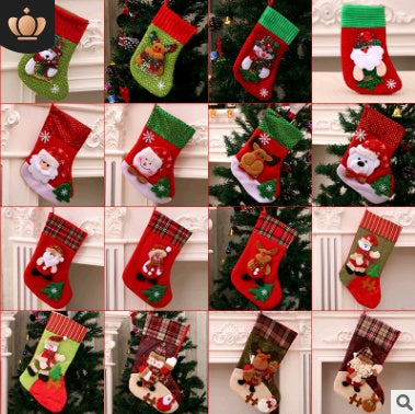 Santa Christmas Stocking Gift Bag