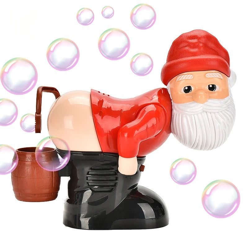 Santa Bubble Machine Christmas Toy