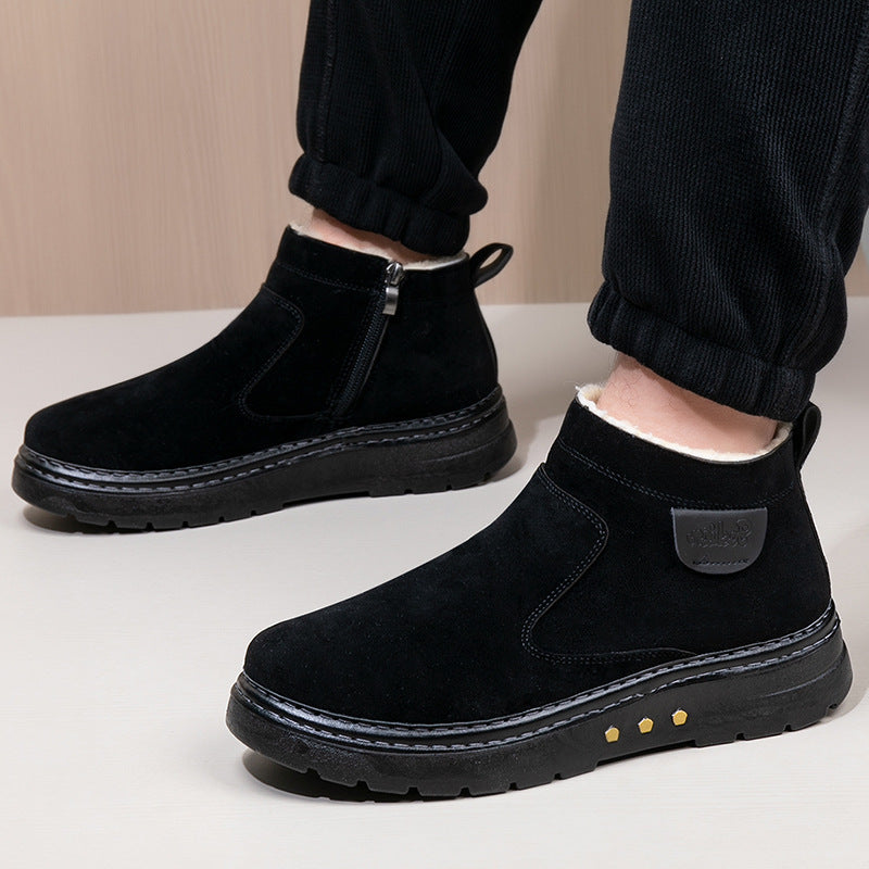 Men's Sheepskin-Lined Winter Boots