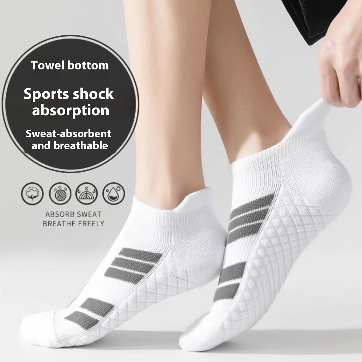 Men's Cushioned Sports Socks