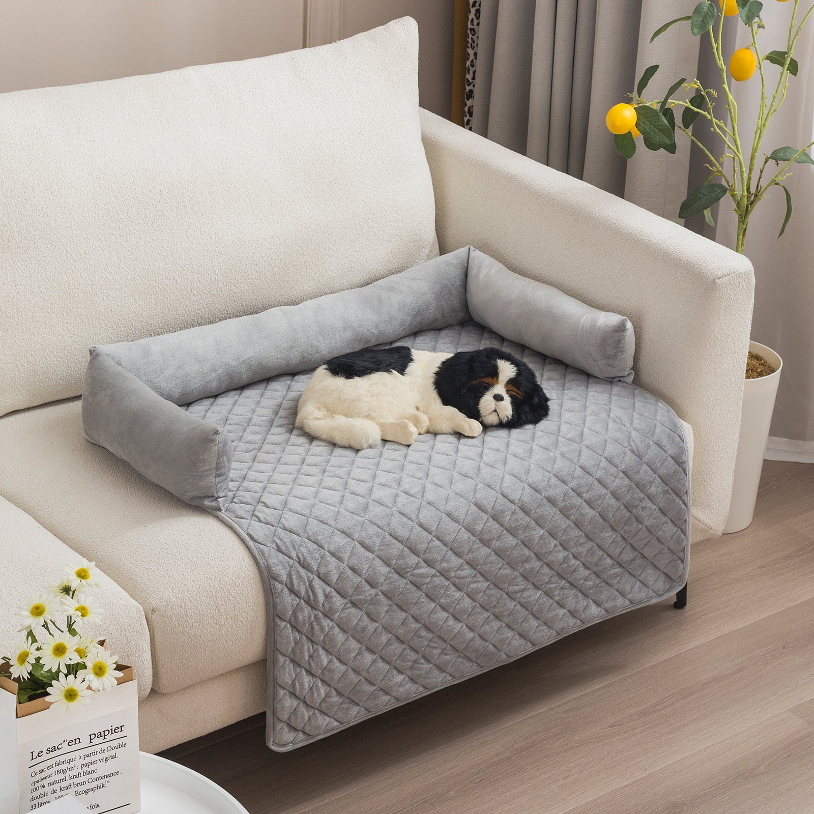 Warm Cushioned Dog Sofa Bed