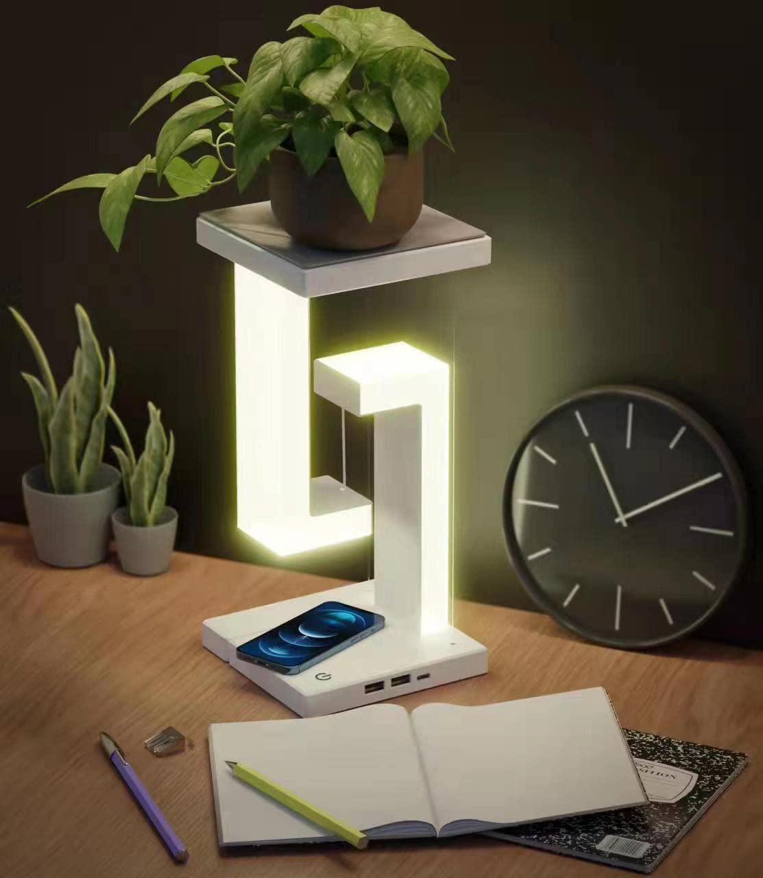 Wireless Charging Magnetic Suspension Lamp