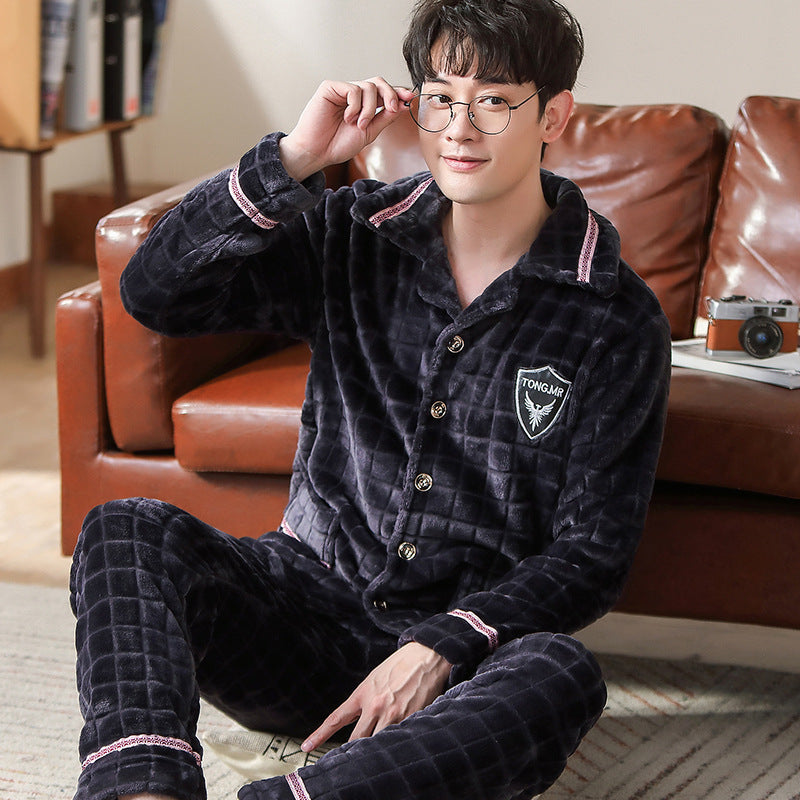 Men's Flannel Thermal Pajamas