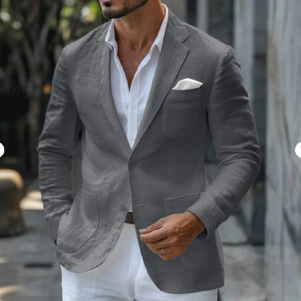 Men's Print Business-Casual Jacket