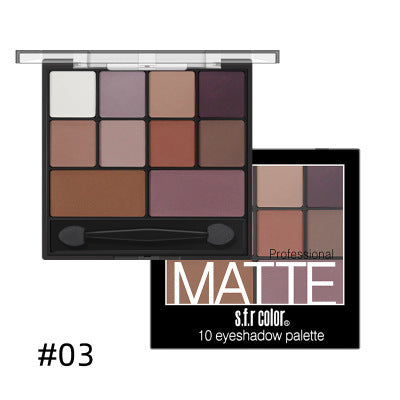 Smoky Nude Eyeshadow Palette — 10 Color