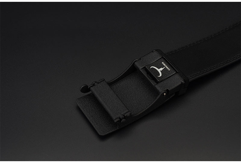 Two-Layer Cowhide Auto-Buckle Belt