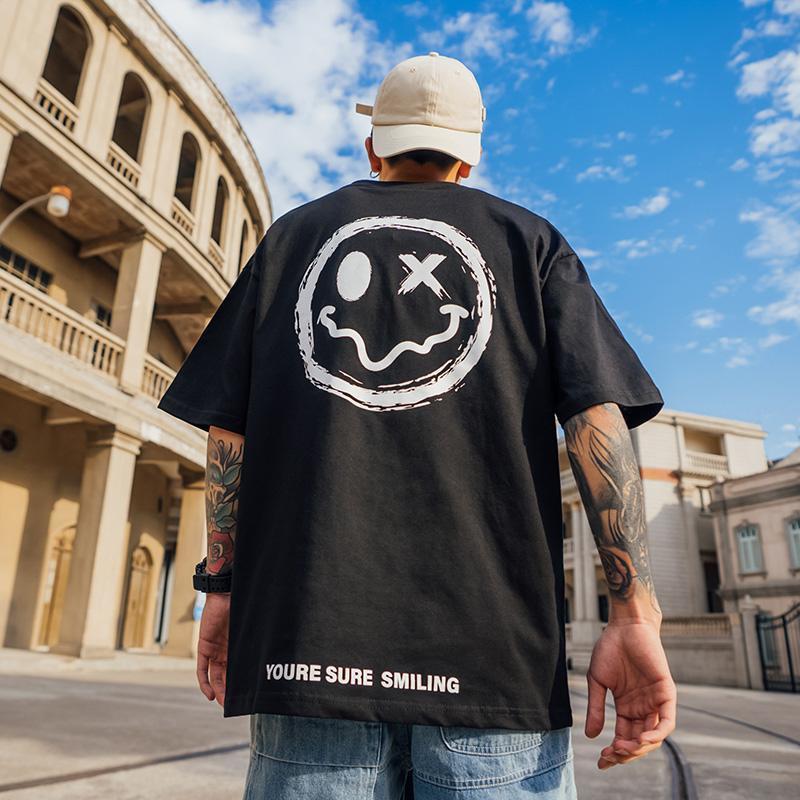 Men's Smiley Print T-Shirt