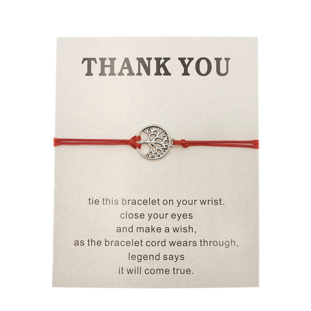 Hand-Woven Tree of Life Bracelet