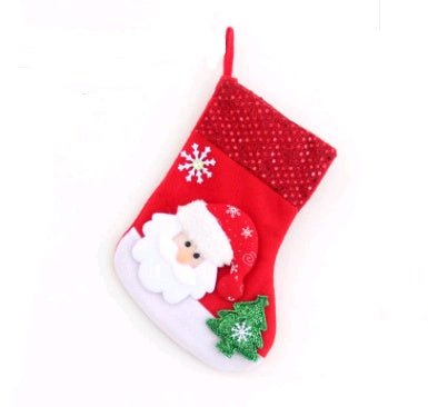 Santa Christmas Stocking Gift Bag