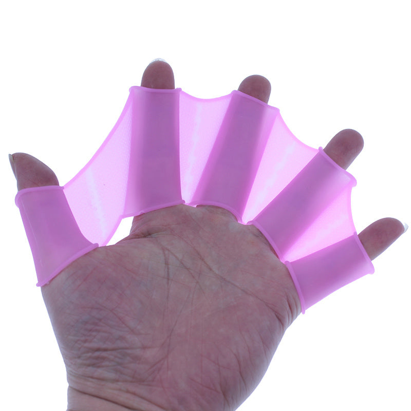 Unisex Webbed Swimming Gloves (Pair) – Silicone Hand Flippers