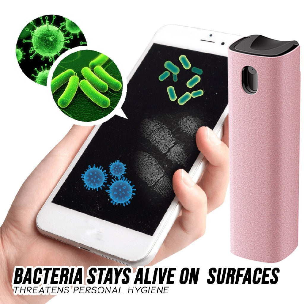 Pocket Screen Cleaner Spray with Microfiber