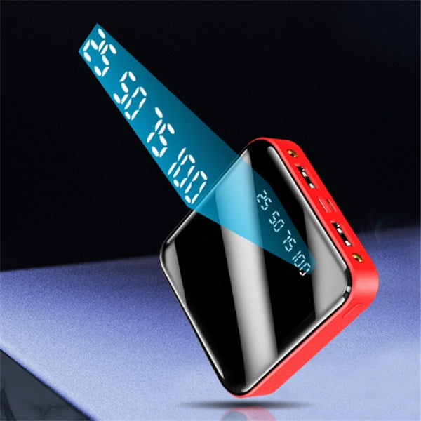 20000mAh Mini Mirror-Display Power Bank