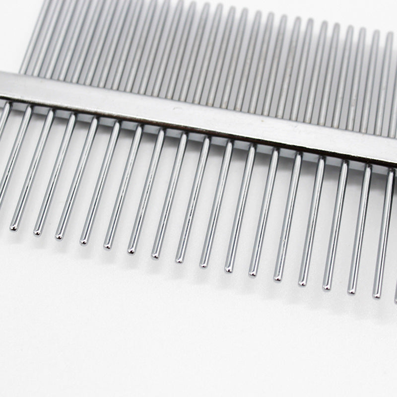 Double-Sided Dense-Tooth Pet Comb