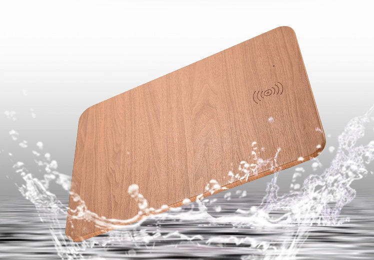 Wood-Grain Wireless Charger Pad