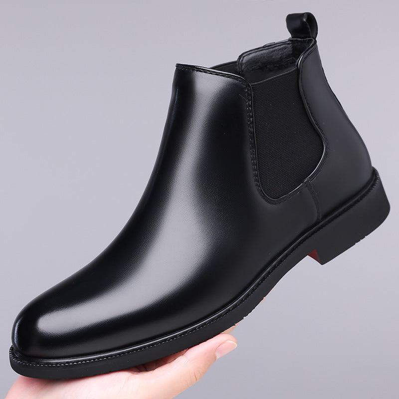 Men's Fleece-Lined Martin Worker Boots