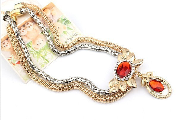 Crystal Flower Bridal Jewelry 4-Piece Set