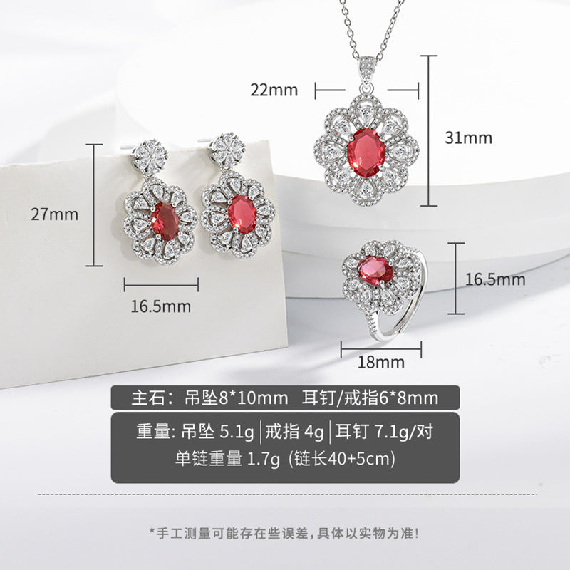 Bridal Necklace and Earrings Set