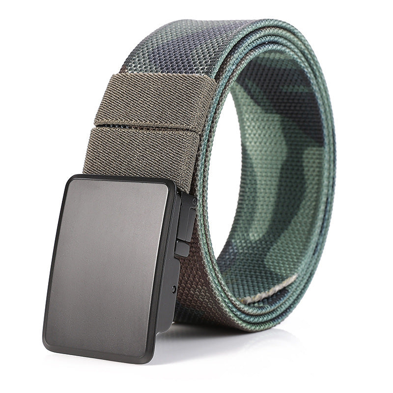 Men's Rotating-Buckle Reversible Nylon Belt