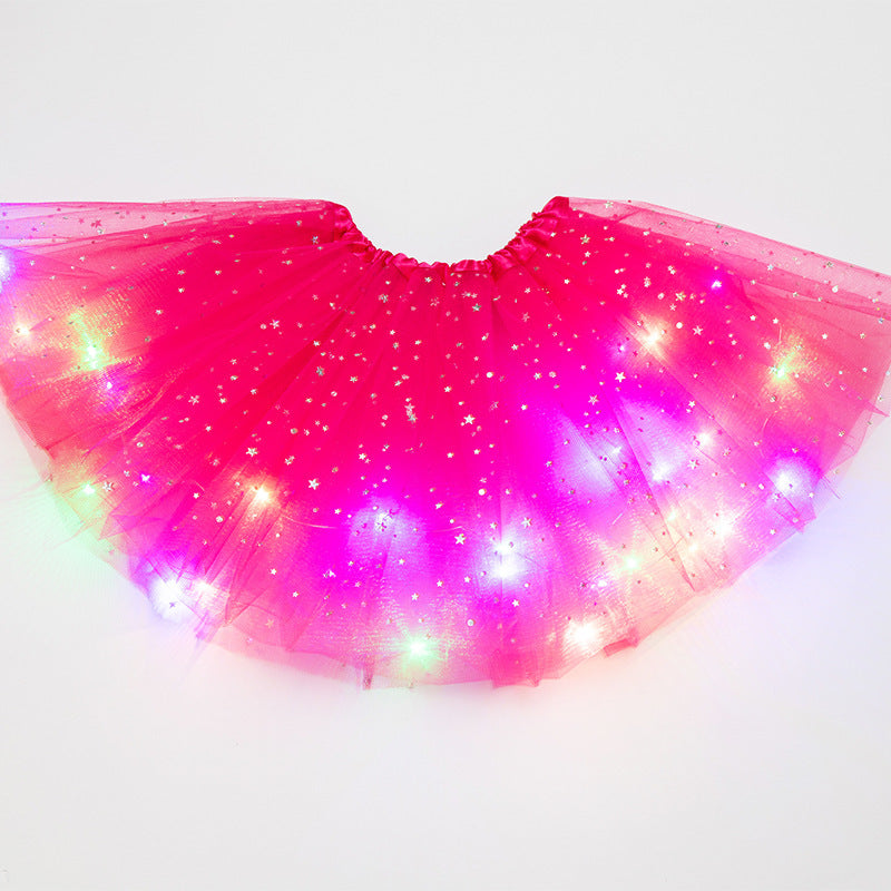 LED Light-Up Sequin Tutu Skirt