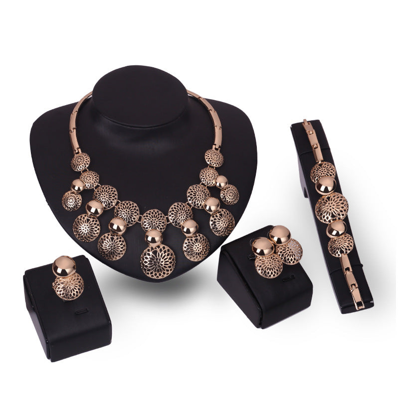 Korean Bridal Jewelry 4-Piece Set