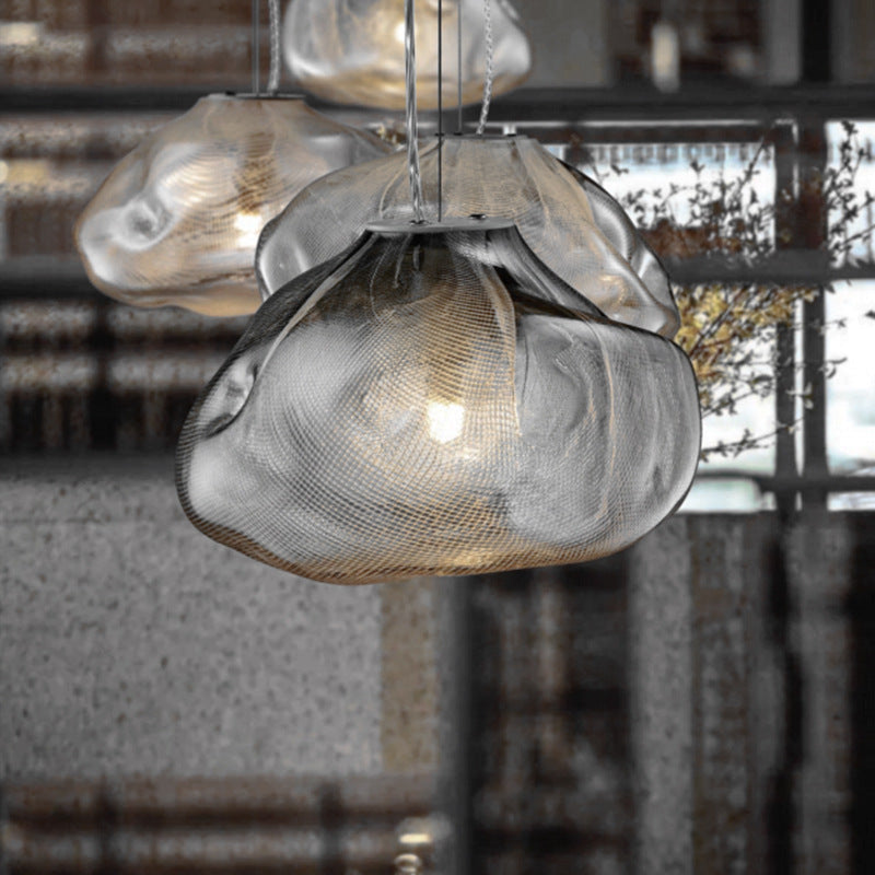 Postmodern Glass Decorative Chandelier