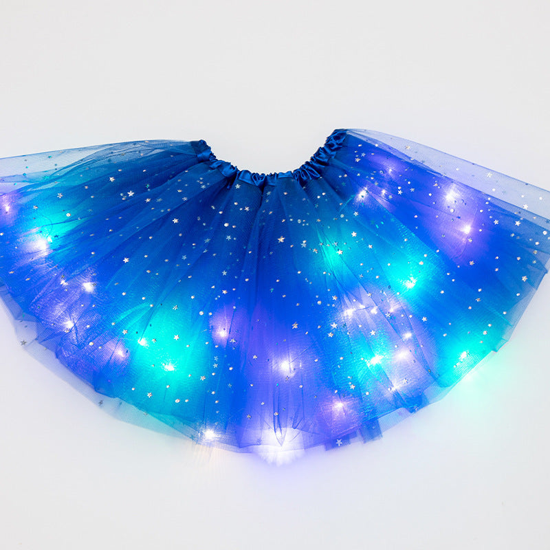 LED Light-Up Sequin Tutu Skirt