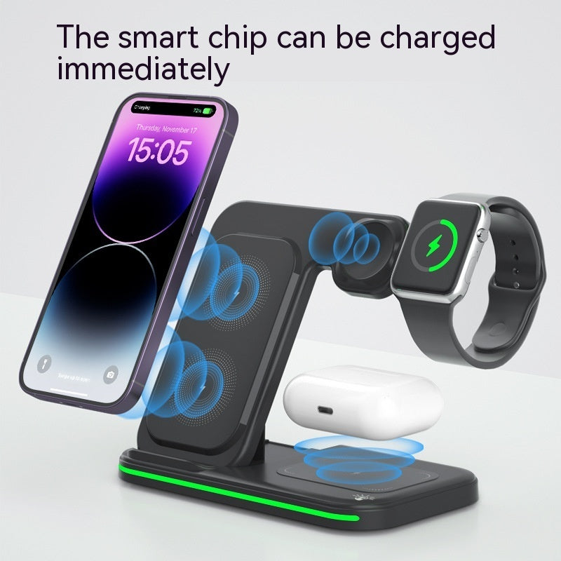 3-in-1 Foldable Wireless Charging Stand