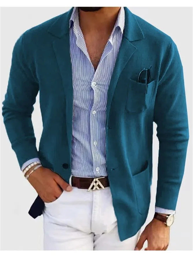 Men's Print Business-Casual Jacket