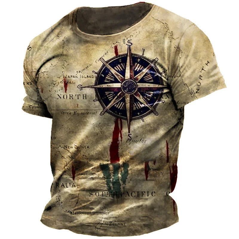 Men's Loose Crewneck Tee — Casual