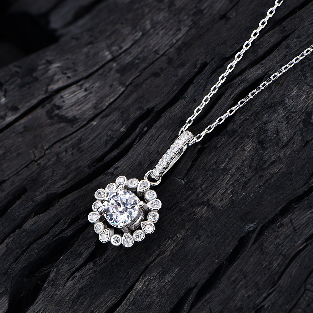 Sterling Silver Necklace and Earrings Set
