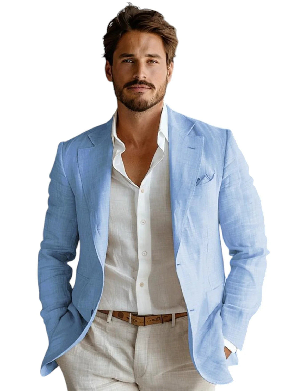 Men's Print Business-Casual Jacket